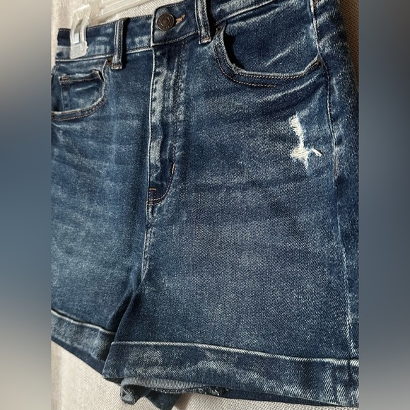 American Eagle Outfitters•women’s highest rise mom shorts•size 4•blue•NWT•new - Picture 3 of 15